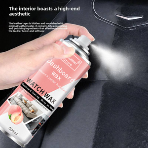 Restaurador de Cuero para Salpicaderos, Limpiador de Interiores, Acondicionador de Asientos de Coche, Pulimento Revitalizante Líquido, 1 Botella - Product Image 1
