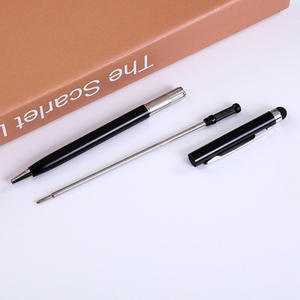 Stylo à bille multifonctionnel en métal de haute qualité, design fin et torsadé, avec embout en silicone souple, nouveau design pour une écriture optimale - Product Image 2