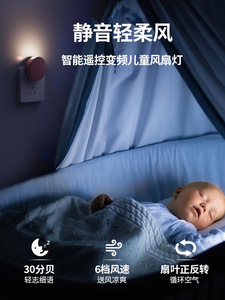 Lampes de chambre d'enfant, ventilateur de chambre à coucher en forme d'avion, simple et moderne, monté au plafond pour garçons et filles - Product Image 3