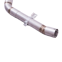 Système d'échappement arrière intermédiaire pour BMW X3 M40i SUV G01 B58 3.0T 2018, silencieux simple, double valve, sortie quadruple, acier inoxydable 304