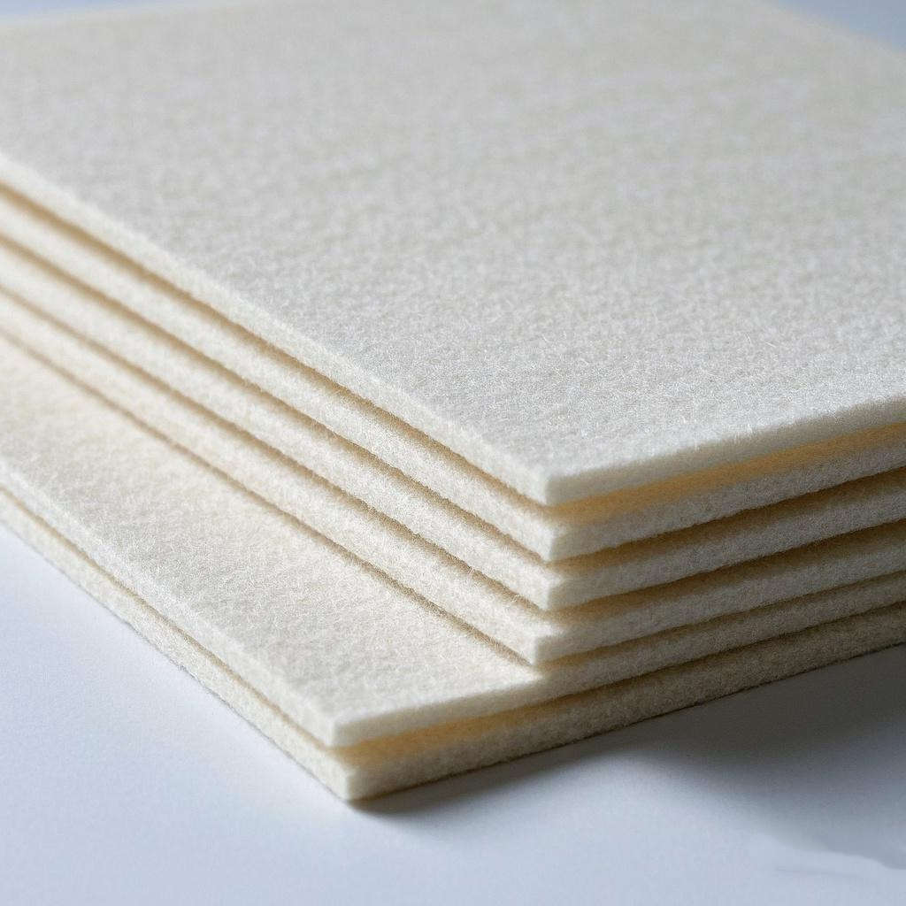 Industrial Wool Feltcustom 3mm 6mm 10mm Thick 100% Wool Felt Fabric Industry Felt Wool White Felt for Seal Fire Retardant