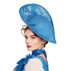 Nuevas bases de sombrero de lino tipo tela para mujer, estilo Derby, elegantes, ajustables, para fiestas, venta al por mayor, bases de fascinators. - Product Image 2