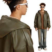 Blouson Bomber Réversible Homme Automne/Hiver 2025 Style Américain Rétro Lourd avec Motif Cœur Imprimé par Décoloration, Style Barn, Streetwear ODM