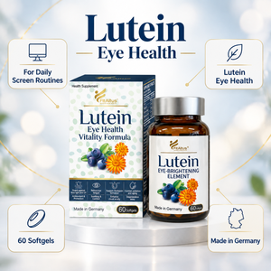 FitAltus Lutein <b>Eye</b>-<b>Brightening</b> Element 60 Capsules Made in Germany Natural Vision Support - Product Image 6