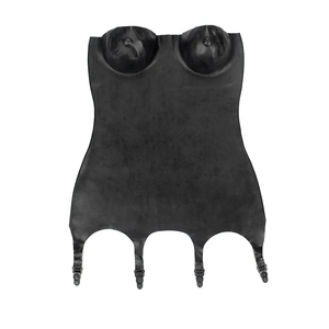 Europeo americano sesso Lingerie senza soluzione di continuità corsetto intimo adulto tutino Top bretelle flirt in lattice Sexy Costume corsetto - Product Image 1