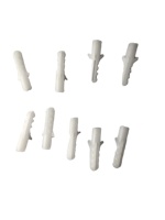 Nouvelles chevilles murales en nylon de haute qualité, tube d'expansion en plastique, gris et blanc, en PE, chevilles améliorées