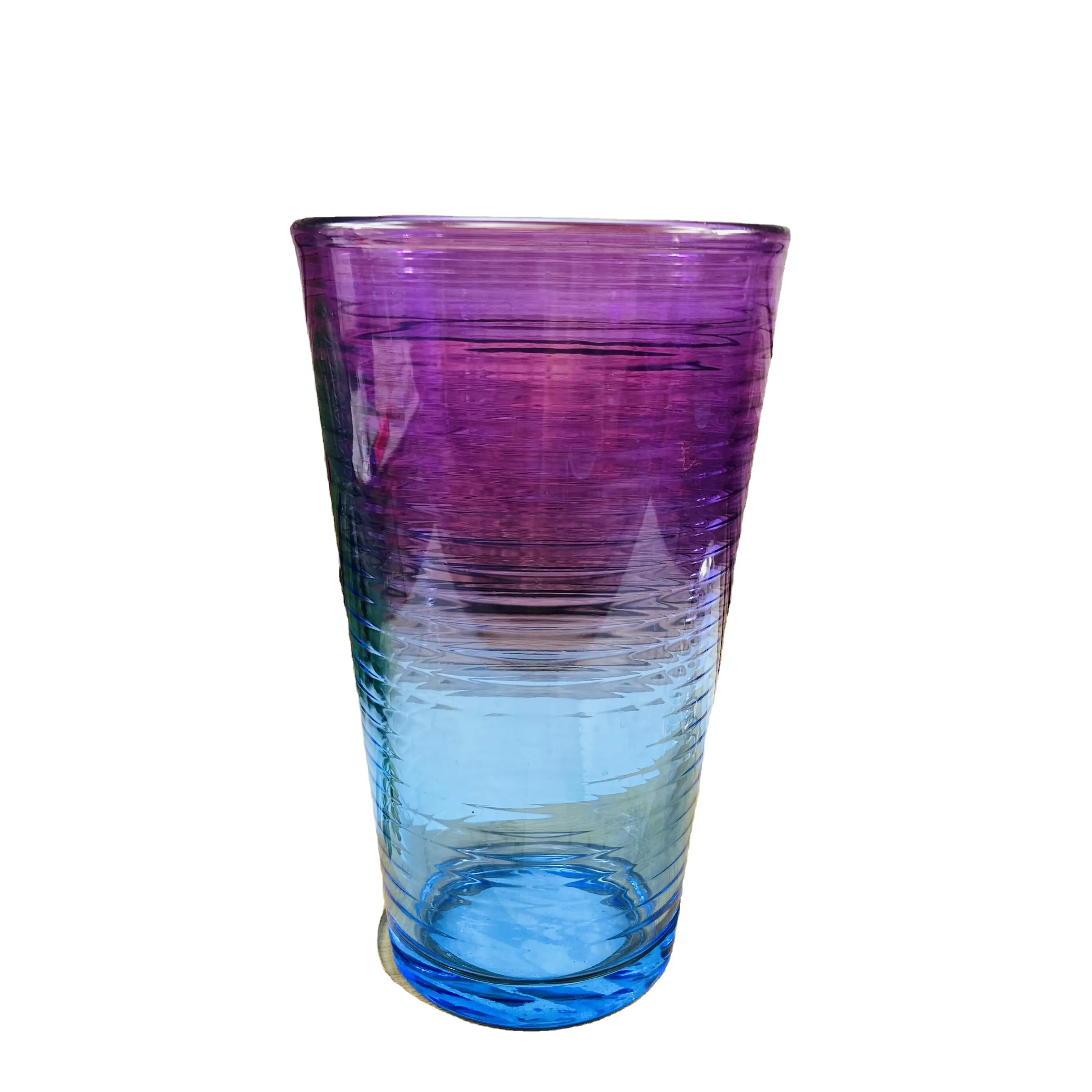 Стеклянная чашка, высококачественные прозрачные цветные стаканы, чашки для чая, сока, молока, кофе, синяя стеклянная чашка