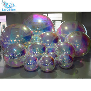 Produits les plus vendus Bolas De Espejos Décorations de Noël Boules de miroir colorées pour l'extérieur Gonfleur de ballons gonflables - Product Image 1