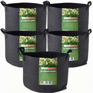 5pcs Personnalisé Gallon Légumes/Fleurs/Arbres Toutes Saisons Non Tissé Feutre Plante Sac Eco Feutre Cultiver Sac pour Plantes - Product Image 1