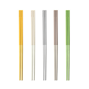 Candy Style Alloy Chopsticks Five Color High Temperature Resistant Non Slip For Home Wedding Hotel Use - Product Image 5