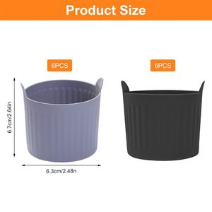 Stampi per Torte <span class=keywords><strong>in</strong></span> Silicone Alimentare Rinforzato, Sicuri per Friggitrice ad Aria e Forno, Bestseller per Uso Domestico - Product Image 2