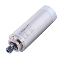 Kit moteur de broche refroidi par eau pour routeur CNC ER11 1,5 kW, haute précision, diamètre 80 mm, 24 000 tr/min