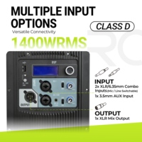 Carte d'amplification professionnelle de classe D RQSONIC ZD3-RQPRO, module d'amplificateur audio numérique 2.1 pour enceinte active