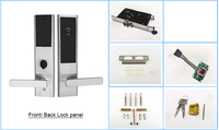 Cerraduras de Puerta Inteligentes para Hotel con Tarjeta RFID de 125khz, Sistemas de Entrada sin Llave con Software Gratuito y Codificador Programado