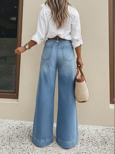 <strong>Sexy</strong> <strong>Jeans</strong> for Woman High Waist Wide Leg Pants Summer Long Trousers Vintage Washed Baggy <strong>Jeans</strong> Streetwear Casual Women's <strong>Jeans</strong> - Product Image 3