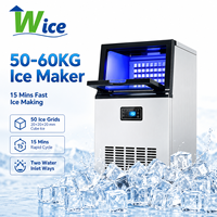 Machine à glaçons commerciale pour entreprises, machine à fabriquer des blocs de glace, machine à glaçons