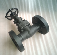 Valve sphérique forgée à haute pression en acier au carbone ASTM A105 à douille à souder classe 800