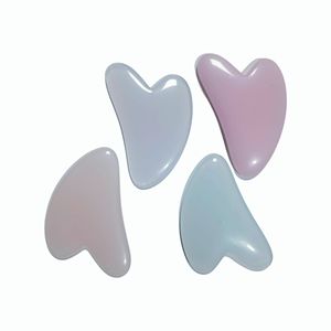 Outils de beauté en forme de cœur à prix avantageux, Gua Sha en résine pour le lifting du visage et le massage facial - Product Image 2