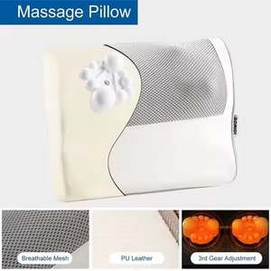 Bantal pemijat inframerah elektrik, Shiatsu pemanas cerdas memijat pinggang bahu penggunaan rumah seluruh tubuh menghilangkan nyeri kepala punggung leher - Product Image 6