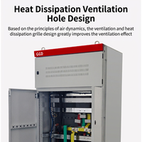 Boîte de distribution basse tension GGD GCK AC, panneau de commande électrique en acier laminé à froid IP4X, 1800 800 500 mm, coffret industriel