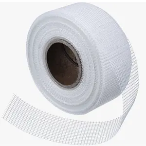 Drywall Mesh Tape Self-Adhesive Fiberglass Drywall Repair Fabric Adhesive Tape for Wall Cracks Seam Patch, 2 Inch by 295.27 Feet