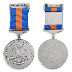 Medallas de recuerdo Metal Aleación de zinc En relieve 2d 3D Logo Carta Plata Premio Rusia Medallas Fabricantes Medalla DE HONOR personalizada - Product Image 1