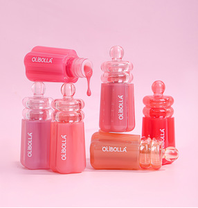 MLM customizable High Shine Plumping <b>Lip</b> Gloss 24H Lasting Hydrating Mirror <b>Lip</b> Glaze Non-stick Cup <b>Lip</b> Tint Makeup high gloss - Product Image 2