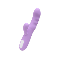 Frauen Kaninchen Vibrator Sexspielzeug 10 Modi 4 Schaukel Anal Brustwarzen Stimulationen G-Punkt Anal Dildo Zauberstab für einzelne Paare