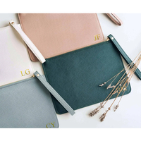 Pochette personnalisée avec nom, pochette à poignet personnalisée, sac à main zippé pour femme, impression personnalisée, cadeau de mariage pour mariée et demoiselle d'honneur