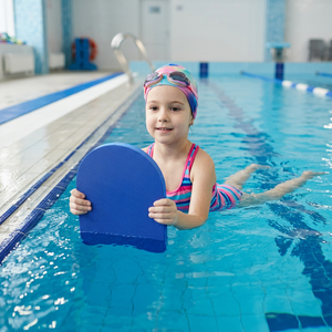 Bouée de natation en EVA bleue pour enfants de 5 à 7 ans, aide à l'entraînement flottante, équipement de piscine sportif - Product Image 1