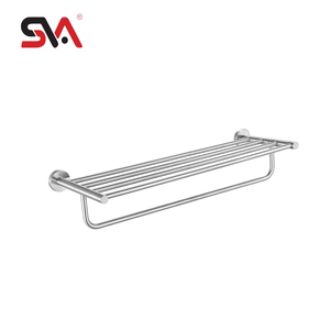 Venta al por mayor moderno 304 de acero inoxidable <span class=keywords><strong>accesorios</strong></span> de <span class=keywords><strong>baño</strong></span> barato pulido cinco piezas Set hoteles Superficie cepillada acabado metal principal - Product Image 2