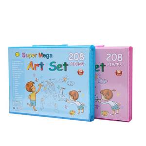 Juego de lápices de acuarela de 208 piezas personalizado para niños cuadro profesional para dibujo de arte para niños - Product Image 2