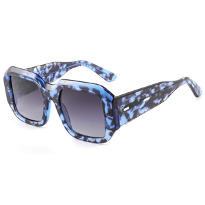 Lunettes de soleil Wayfarer personnalisées avec logo, monture intégrale, verres polarisés UV400, unisexe, mode décontractée, monture transparente - Product Image 5
