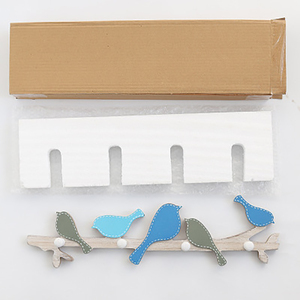 Américain Créatif En Bois D'<span class=keywords><strong>oiseau</strong></span> Patère-Type Placard Patère Mural Porte Porche Mur Sac Crochet - Product Image 5