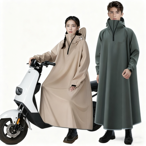Áo mưa dài một mảnh vải Oxford đi xe máy, xe đạp điện, chống thấm nước, unisex, dùng ngoài trời - Product Image 1