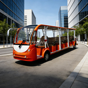 Durable Extended Electric Sightseeing Shuttle For <b>Town</b> And Botanical <b>Garden</b> Sightseeing - Product Image 1