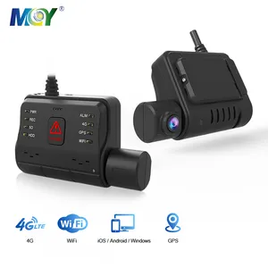 4 Saluran Dash Kamera Bus Truk Pintar 4G Cmsv6 Video Cloud Mobile Mdvr Dashcam Mobil Kotak Hitam Dvr