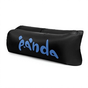 Modern Reclining Factory Pillow <b>Inflatable</b> <b>Sofa</b> Spot Outdoor Portable Lazy Air Bed Sleeping Bag Polyester Material - Product Image 6