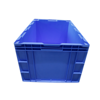 Caisses de transport en plastique solides, empilables, recyclables et écologiques HP6E pour un stockage multifonctionnel