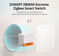 SONOFF ZBMINI-L2 tanpa kawat netral diperlukan Zigbee 3.0 Smart MINI 2-Way Switch bekerja dengan Alexa Google Alice Home SmartThings