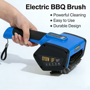 Cepillo <span class=keywords><strong>El</strong></span>éctrico de Plástico para Barbacoa, Cepillo Multifuncional Inalámbrico para Cocina, Limpiador Portátil Pequeño para Exteriores - Product Image 1