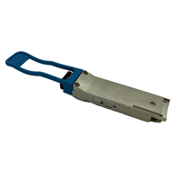 Transceiver Optik Single-mode 40G QSFP+ Jangkauan 100m LC 850nm Peralatan Transceiver Serat Optik untuk Jaringan FTTH 4G Wi-Fi
