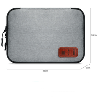 Étuis de rangement pliables en nylon pour câbles de voyage 2025, avec fermeture éclair, durables, personnalisables avec logo, pour accessoires électroniques et gadgets