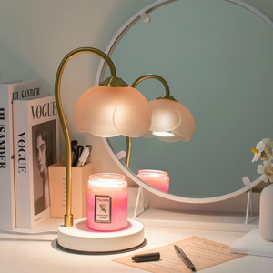 Thiết kế mới trang trí hương thơm nóng chảy <span class=keywords><strong>LED</strong></span> đêm Nến điện ấm hơn Đèn Kim Loại nến cho phòng khách trang trí nội thất - Product Image 1