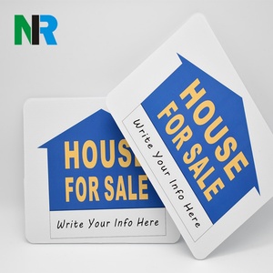 Custom Eco-Friendly Corrugated <b>Plastic</b> Real Estate Sign Post 'House for Sale' Advertising Board Includes Cutting Processing - Product Image 5