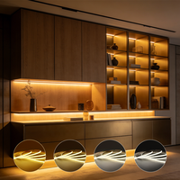 Luminaires de plafond, bande LED COB 24V, CRI90, flexible, télécommande, variateur d'intensité, IP20, bande LED FCOB 24V, éclairage décoratif