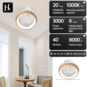 wood <b>Ceiling</b> Fans With Lights Remote Control <b>Modern</b> <b>LED</b> 3 Color Dimmable <b>Lighting</b> 6 Speeds All Copper Motor - Product Image 5