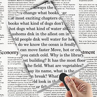 Large Handheld Pocket LED Screen Magnifier 240x170mm Adjustable Angle Portrait-oriented with Detachable Neck Strap