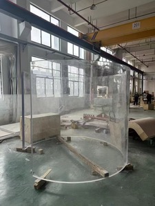 Venta caliente moderno Nuevo Producto precio de fábrica acrílico transparente pecera forma personalizada 1000 galones acuarios - Product Image 1