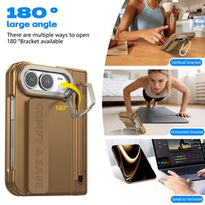 <span class=keywords><strong>เคส</strong></span>โลหะป้องกันกล้องสำหรับ <span class=keywords><strong>iPhone</strong></span> Duo 18 Ultra พร้อมกระจกกันรอยหน้าจอ สายคล้องมือ และฝาหลังแบบมีช่องใส่ปากกา S Pen - Product Image 4